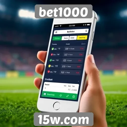 Funcionalidades do aplicativo mobile do bet1000